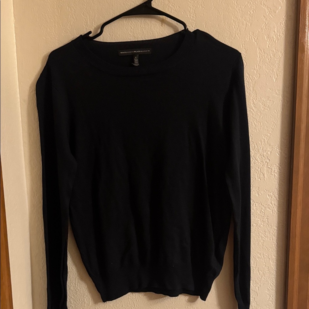 White House Black Market Navy Pullover